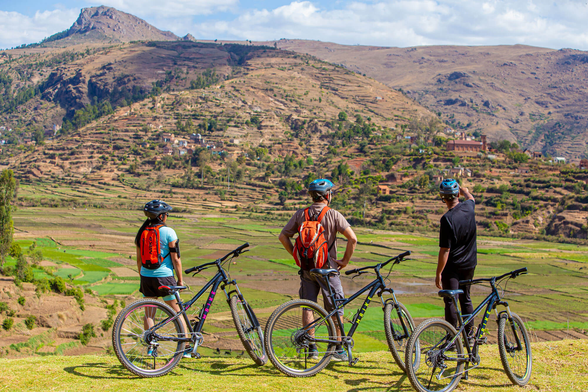 People in bicycle