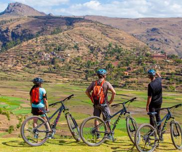 People in bicycle